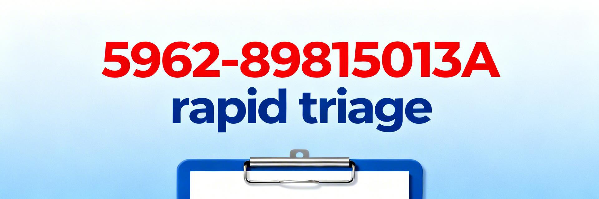 5962-89815013A Supply Guide: How to Secure Parts Fast